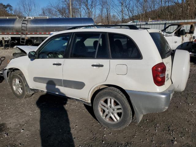 JTEHD20V546012738 - 2004 TOYOTA RAV4 WHITE photo 2