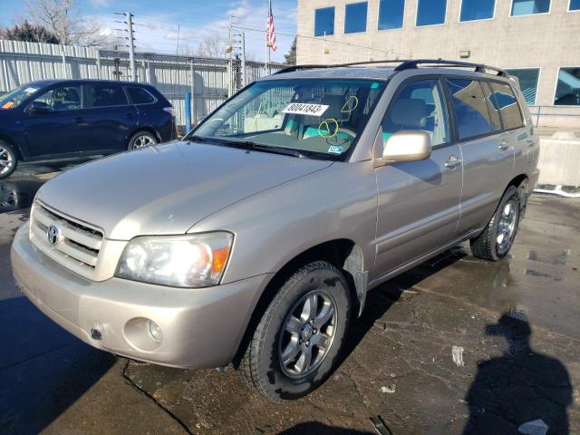 JTEEP21A970188673 - 2007 TOYOTA HIGHLANDER SPORT BEIGE photo 1