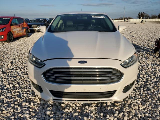 3FA6P0HD2ER316378 - 2014 FORD FUSION SE WHITE photo 5