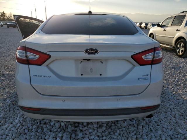 3FA6P0HD2ER316378 - 2014 FORD FUSION SE WHITE photo 6