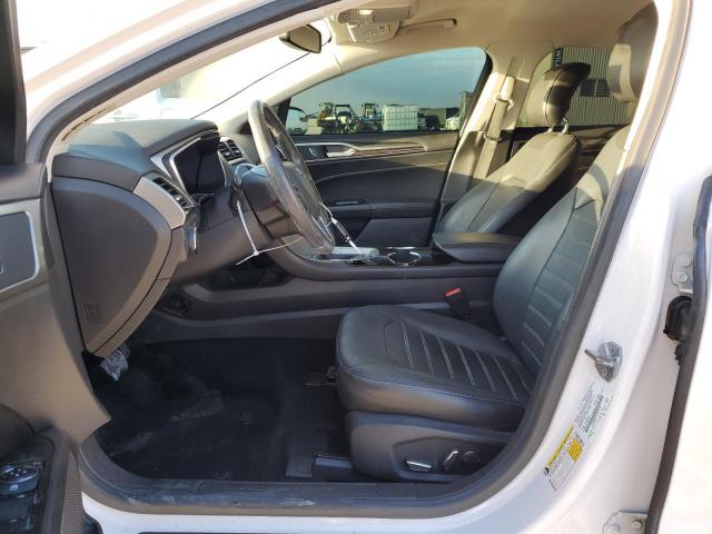 3FA6P0HD2ER316378 - 2014 FORD FUSION SE WHITE photo 7