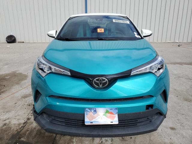 JTNKHMBX8J1010432 - 2018 TOYOTA C-HR XLE BLUE photo 5