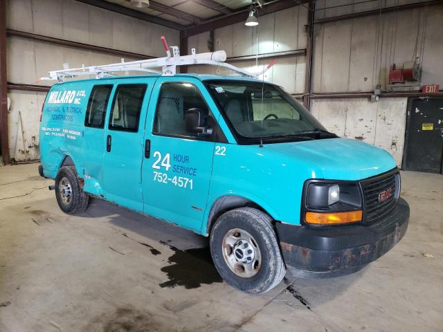 1GTGG252371119617 - 2007 GMC SAVANA G2500 BLUE photo 4