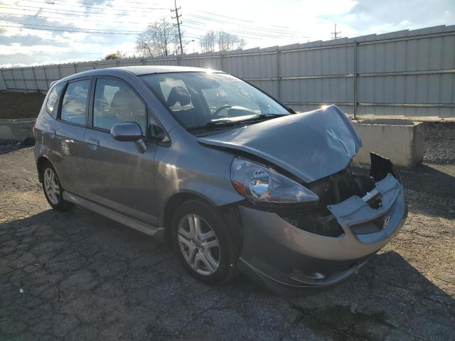 JHMGD37677S004185 - 2007 HONDA FIT S 银色 照片 4
