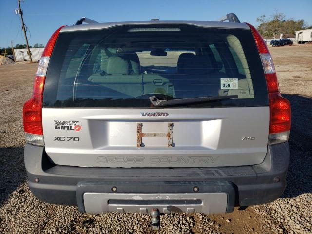 YV4SZ592061222988 - 2006 VOLVO XC70 SILVER photo 6