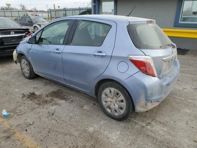 JTDKTUD36CD504917 - 2012 TOYOTA YARIS BLUE photo 2