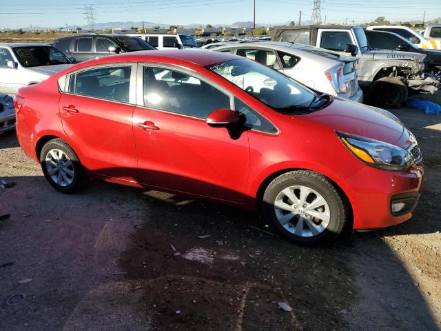 KNADN4A32D6135354 - 2013 KIA RIO EX RED photo 4