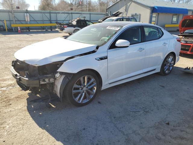 5XXGR4A63FG378142 - 2015 KIA OPTIMA SX WHITE photo 1