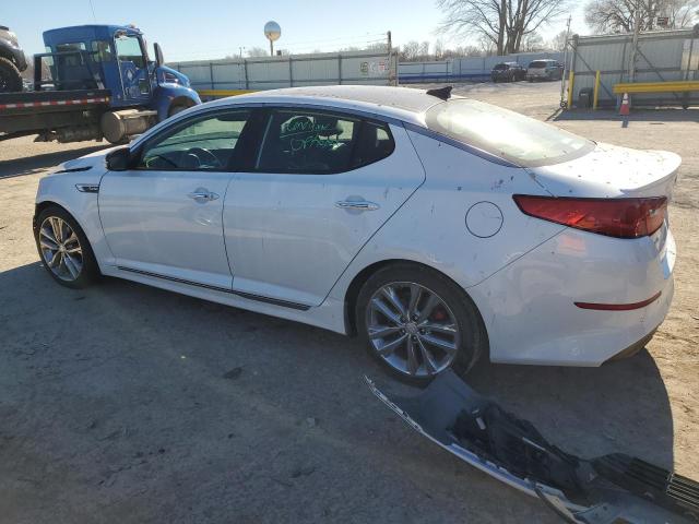 5XXGR4A63FG378142 - 2015 KIA OPTIMA SX WHITE photo 2