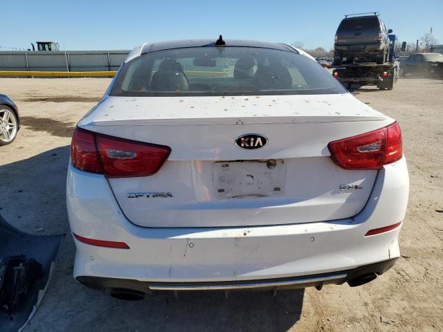 5XXGR4A63FG378142 - 2015 KIA OPTIMA SX WHITE photo 6