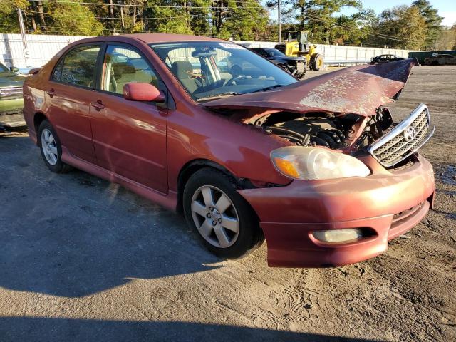 2T1BR32E48C920725 - 2008 TOYOTA COROLLA CE RED photo 4