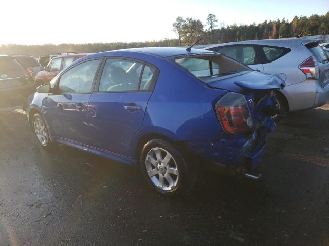 3N1AB6AP0CL749629 - 2012 NISSAN SENTRA 2.0 BLUE photo 2