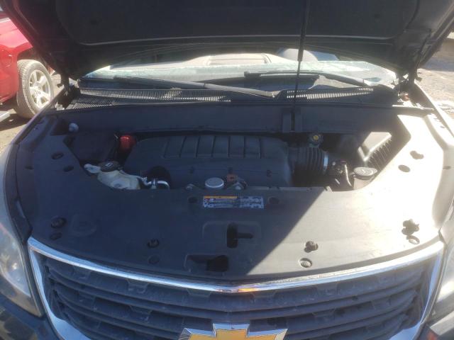 1GNKRFKD5EJ266852 - 2014 CHEVROLET TRAVERSE LS GRAY photo 11