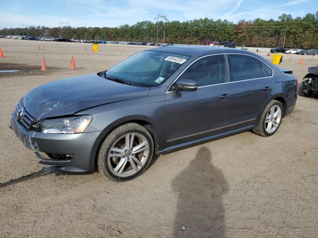 1VWCS7A34EC057085 - 2014 VOLKSWAGEN PASSAT SEL GRAY photo 1