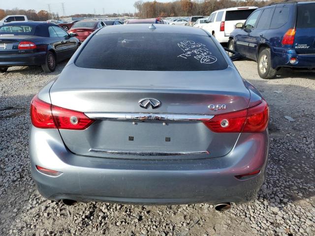 JN1BV7AP0EM677468 - 2014 INFINITI Q50 BASE BLUE photo 6