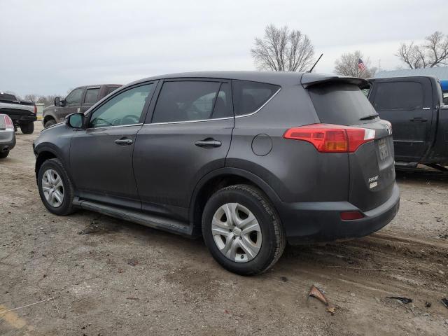 2T3ZFREVXFW202542 - 2015 TOYOTA RAV4 LE GRAY photo 2