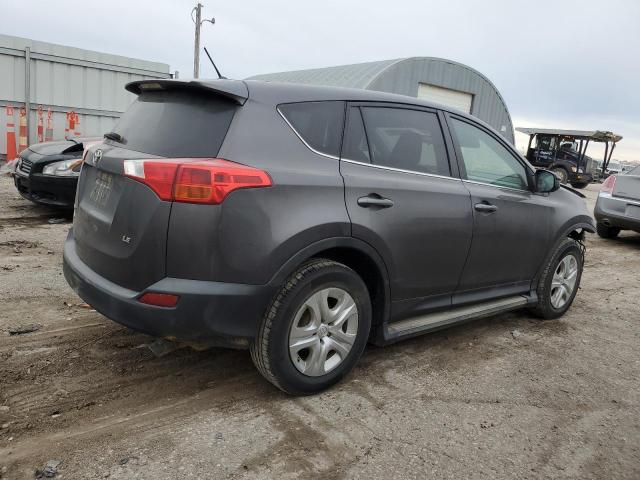 2T3ZFREVXFW202542 - 2015 TOYOTA RAV4 LE GRAY photo 3