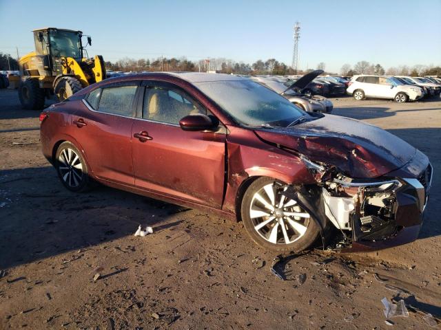 3N1AB8CV3PY245446 - 2023 NISSAN SENTRA SV BURGUNDY photo 4