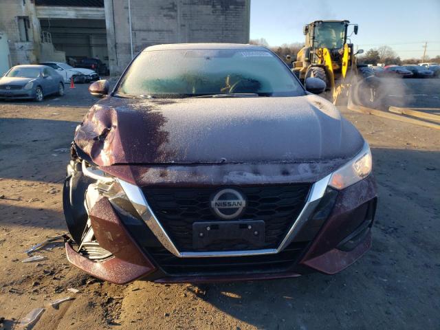 3N1AB8CV3PY245446 - 2023 NISSAN SENTRA SV BURGUNDY photo 5