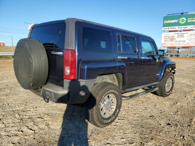 5GTDN13E878163127 - 2007 HUMMER H3 BLUE photo 3