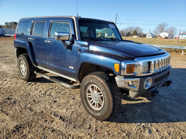 5GTDN13E878163127 - 2007 HUMMER H3 BLUE photo 4