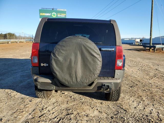 5GTDN13E878163127 - 2007 HUMMER H3 BLUE photo 6