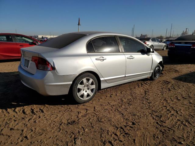 1HGFA16526L058135 - 2006 HONDA CIVIC LX SILVER photo 3