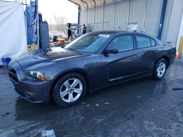 2C3CDXBG8EH193249 - 2014 DODGE CHARGER SE GRAY photo 1