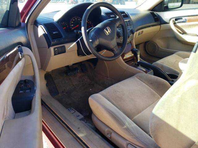 1HGCM72727A008742 - 2007 HONDA ACCORD EX RED photo 8