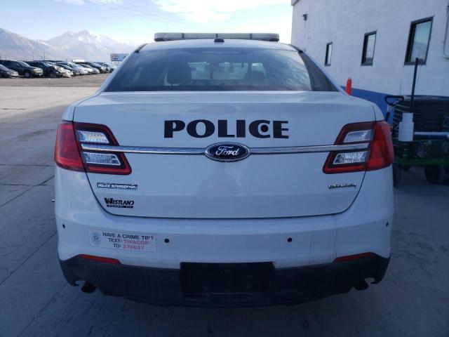 1FAHP2L87EG161459 - 2014 FORD TAURUS POLICE INTERCEPTOR WHITE photo 6