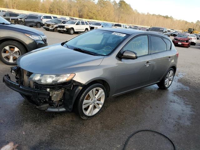 KNAFW5A31C5491763 - 2012 KIA FORTE SX GRAY photo 1