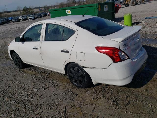 3N1CN7AP9HL817374 - 2017 NISSAN VERSA S WHITE photo 2