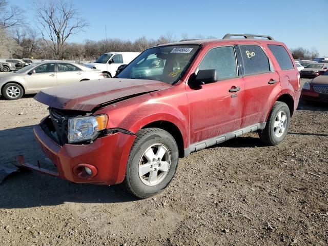 1FMCU0D7XCKA99794 - 2012 FORD ESCAPE XLT RED photo 1