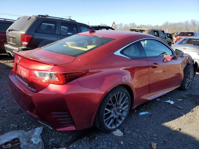 JTHSE5BC8G5006235 - 2016 LEXUS RC 350 RED photo 3