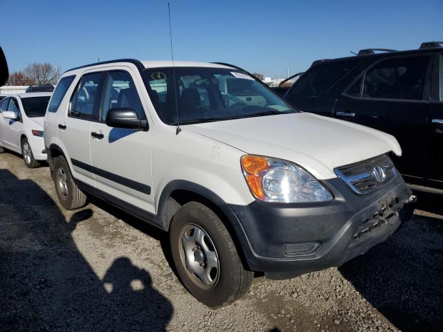 JHLRD68474C003071 - 2004 HONDA CR-V LX WHITE photo 4