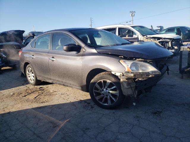 3N1AB7AP8DL671950 - 2013 NISSAN SENTRA S GRAY photo 4