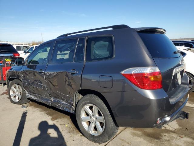 JTEDS41A092092122 - 2009 TOYOTA HIGHLANDER GRAY photo 2