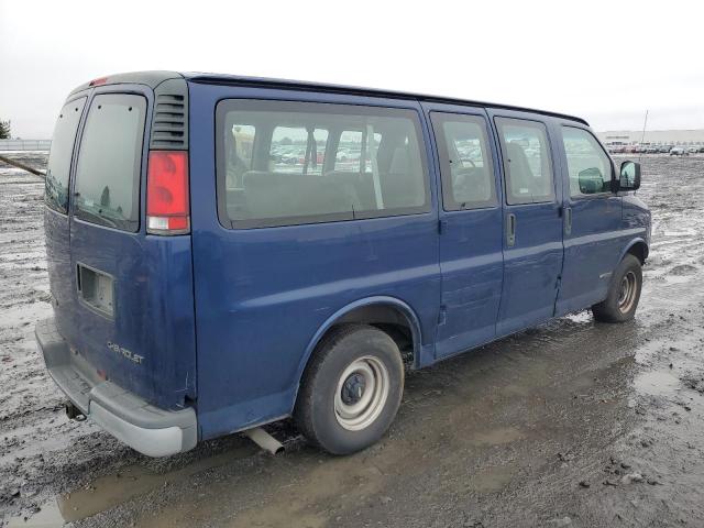 1GNFG15R9Y1203744 - 2000 CHEVROLET EXPRESS G1 BLUE photo 3