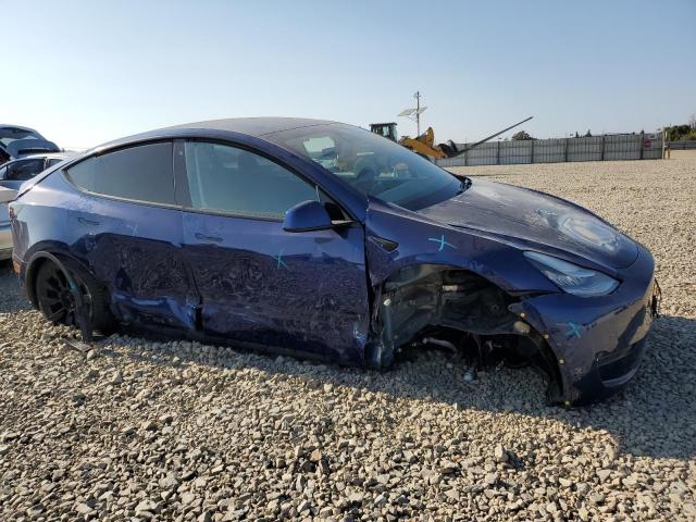 5YJYGDEF1LF000307 - 2020 TESLA MODEL Y 蓝色 照片 4