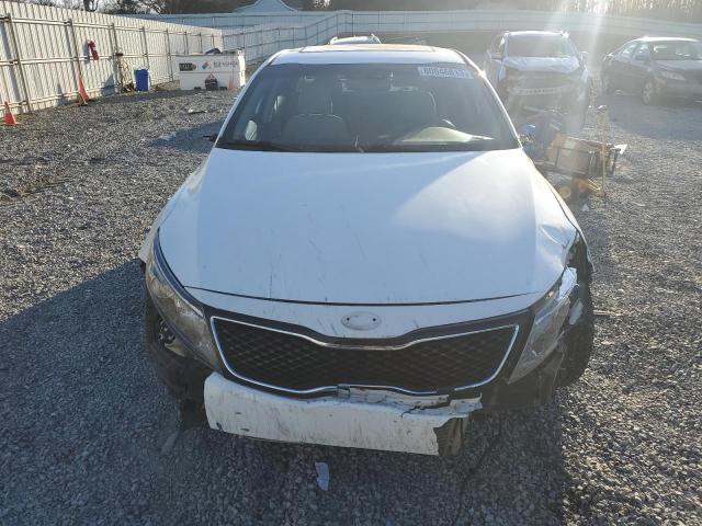 KNAGM4A73E5475459 - 2014 KIA OPTIMA LX WHITE photo 5