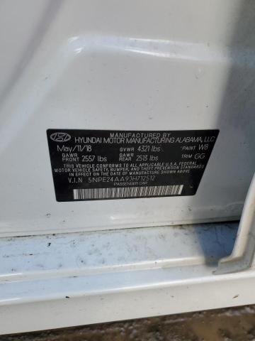 5NPE24AA9JH712512 - 2018 HYUNDAI SONATA ECO WHITE photo 12