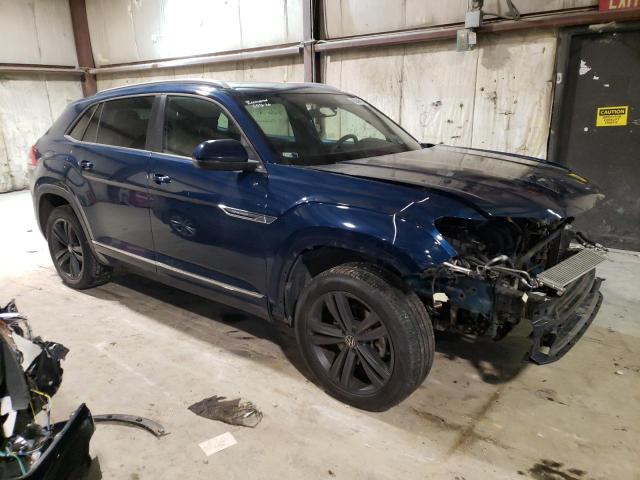 1V26E2CA9LC217995 - 2020 VOLKSWAGEN ATLAS CROS SE BLUE photo 4