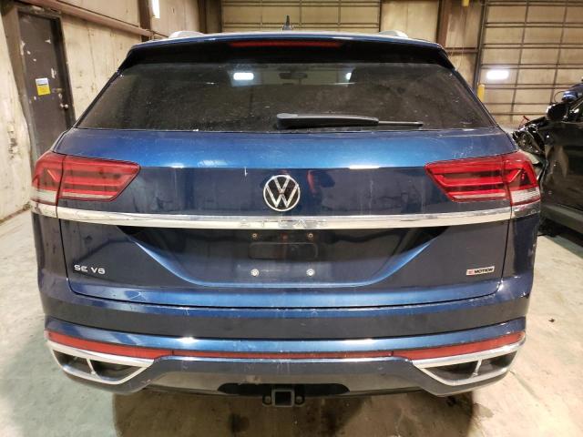 1V26E2CA9LC217995 - 2020 VOLKSWAGEN ATLAS CROS SE BLUE photo 6