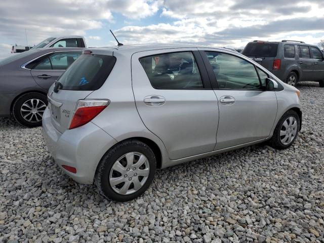 JTDKTUD37DD564867 - 2013 TOYOTA YARIS SILVER photo 3