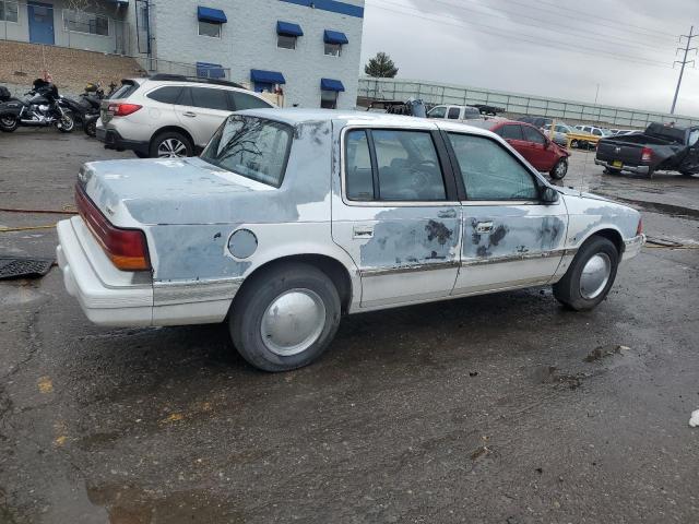 1B3XA4638PF643094 - 1993 DODGE SPIRIT WHITE photo 3