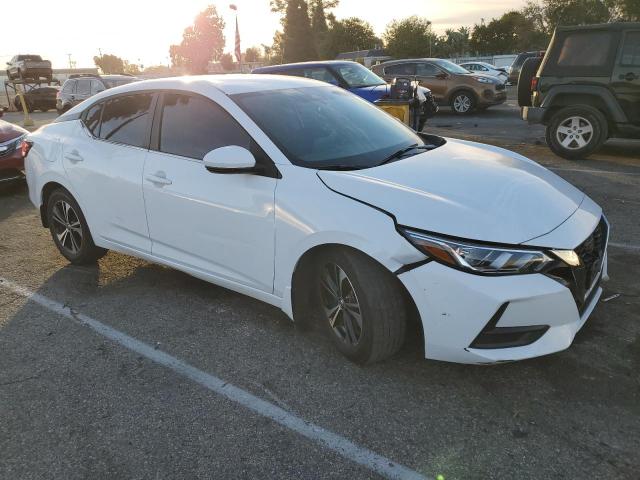 3N1AB8CVXLY227469 - 2020 NISSAN SENTRA SV WHITE photo 4