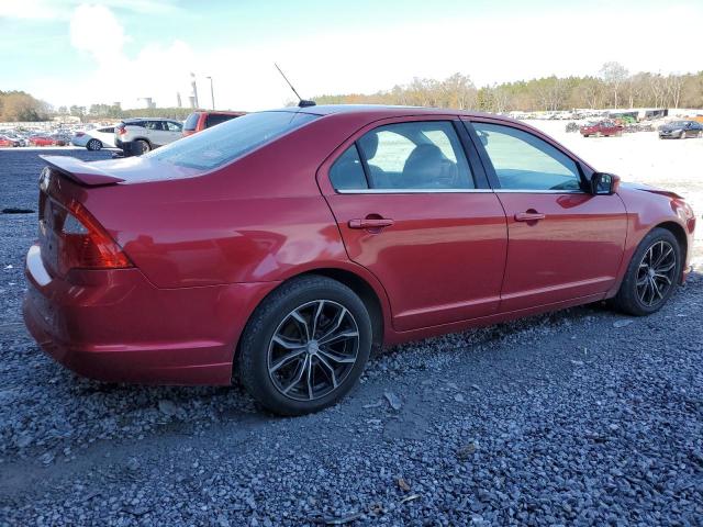 3FAHP0HA9AR336264 - 2010 FORD FUSION SE RED photo 3