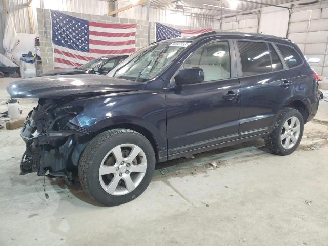 5NMSH73E37H020724 - 2007 HYUNDAI SANTA FE SE BLACK photo 1