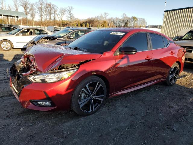 3N1AB8DV4PY242988 - 2023 NISSAN SENTRA SR RED photo 1