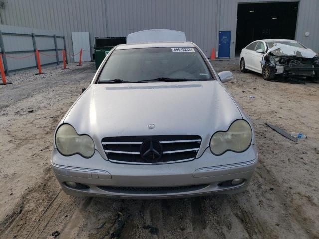 WDBRF64J23F375447 - 2003 MERCEDES-BENZ C 320 SILVER photo 5